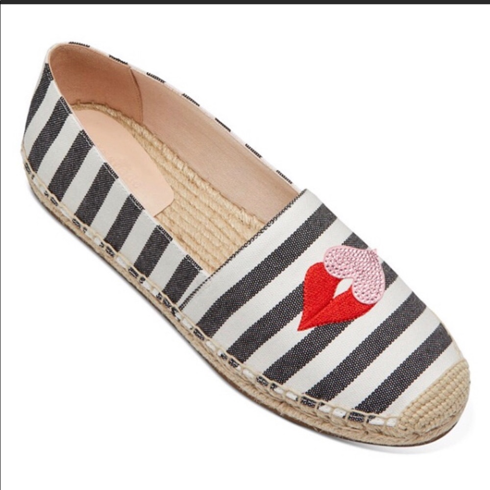 Kate Spade New York Gimlet Heart Lips Espadrille